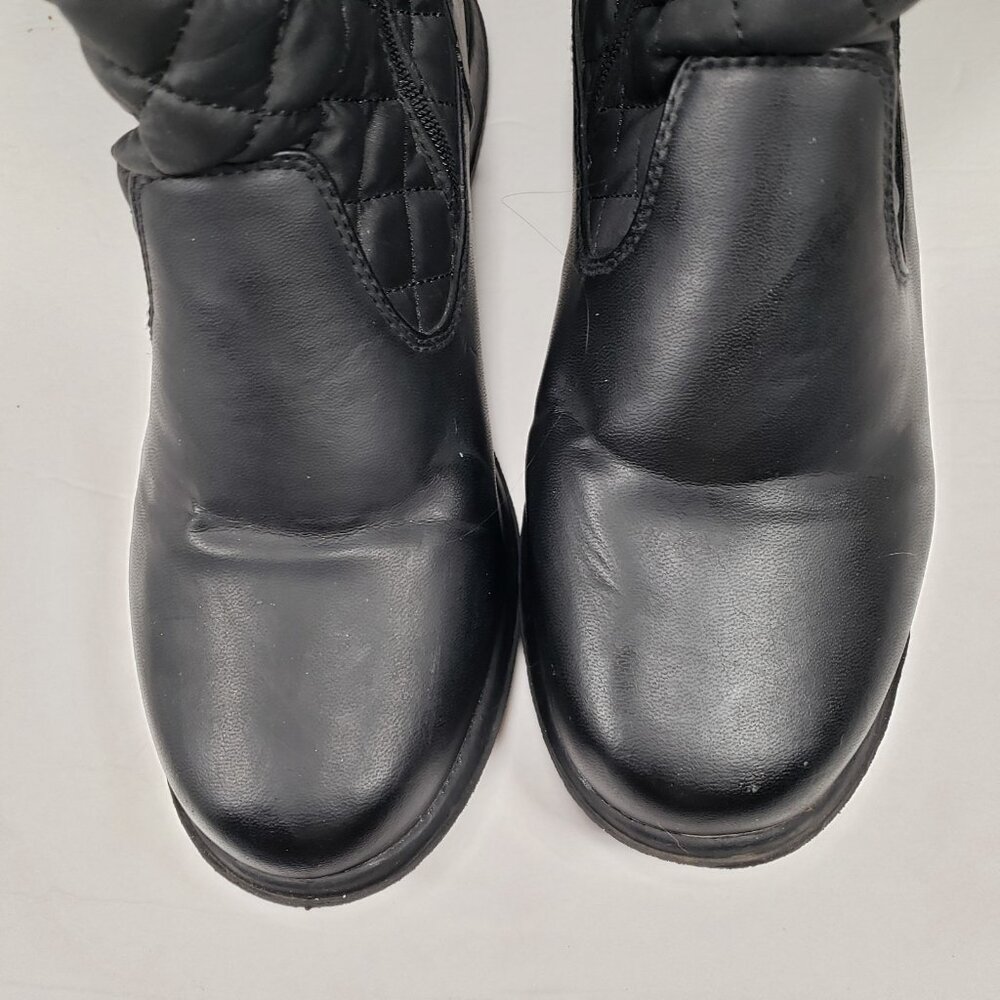 Totes Boots Women's Size 10W Black Jade Wide Winter Boot Thermalite - Picture 2 of 7